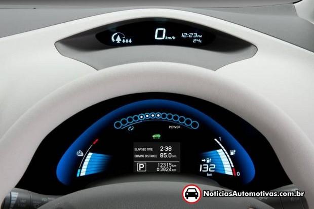 nissan leaf e o carro eletrico japones popular 5 Nissan Leaf � o novo carro el�trico popular japon�s