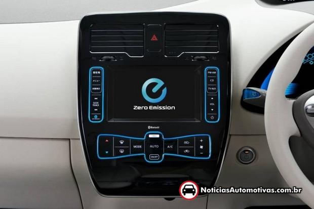 nissan leaf e o carro eletrico japones popular 6 Nissan Leaf � o novo carro el�trico popular japon�s
