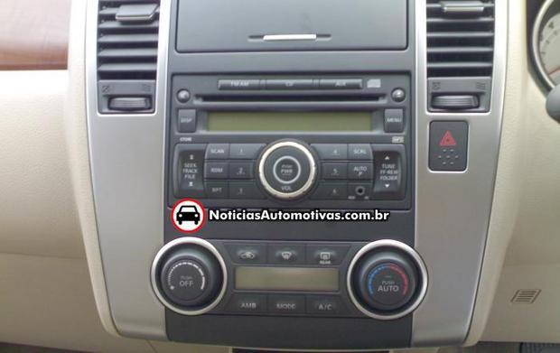 Nissan Tiida 2010 terá pequena atualização visual nissan tiida 2010 reestilizado 4 Nissan Tiida 2010 terá pequena atualização visual