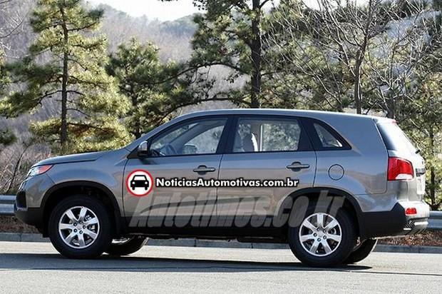 novas imagens do novo kia sorento 2010 2 Novas imagens do novo Kia Sorento 2010
