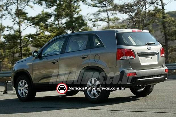 novas imagens do novo kia sorento 2010 3 Novas imagens do novo Kia Sorento 2010