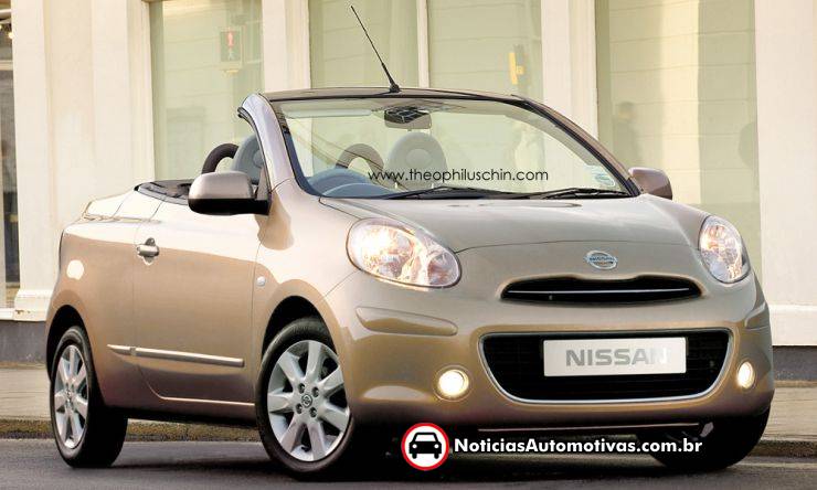 novo micra cc Novo Nissan Micra em versão cupê cabriolet