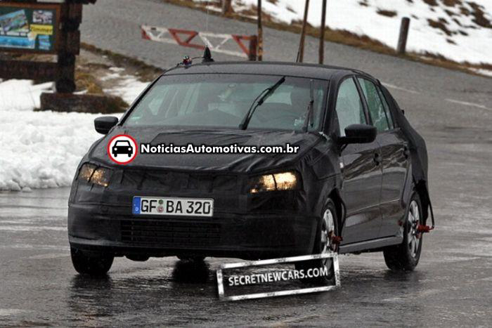 Novo Polo Sedan 2011 é flagrado em testes na Europa novo polo sedan 2010 e flagrado em testes na europa 1 Novo Polo Sedan 2011 é flagrado em testes na Europa
