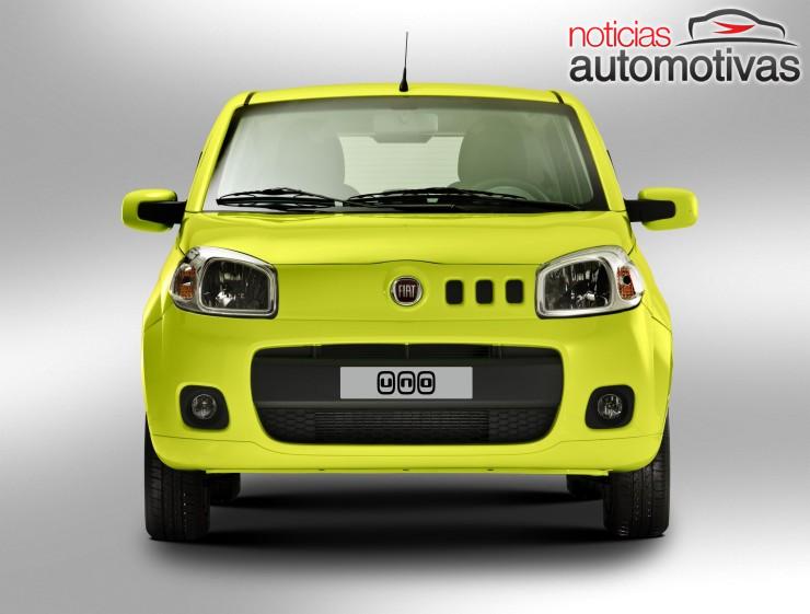 novo uno frente Fiat cogita lançamento de versão sedã do Novo Uno