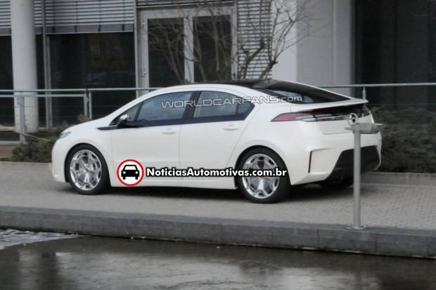 opel ampera tem primeiras fotos reveladas do modelo real 3 Beijing Auto vai fazer proposta pela Opel e pode complicar acordo com a Magna
