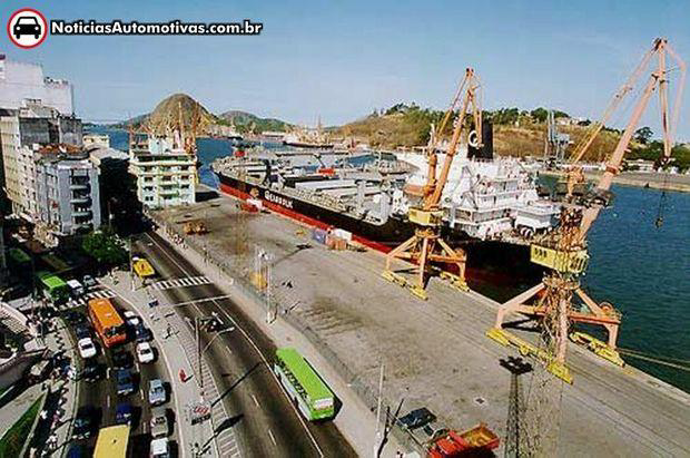 Aumenta importação de carros pelo Porto de Vitória porto de vitoria espirito santo Aumenta importação de carros pelo Porto de Vitória