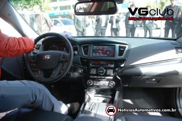 Primeiras imagens do interior do Novo Kia Cadenza 2010 primeiras imagens do interior do novo kia cadenza 2010 2 Primeiras imagens do interior do Novo Kia Cadenza 2010