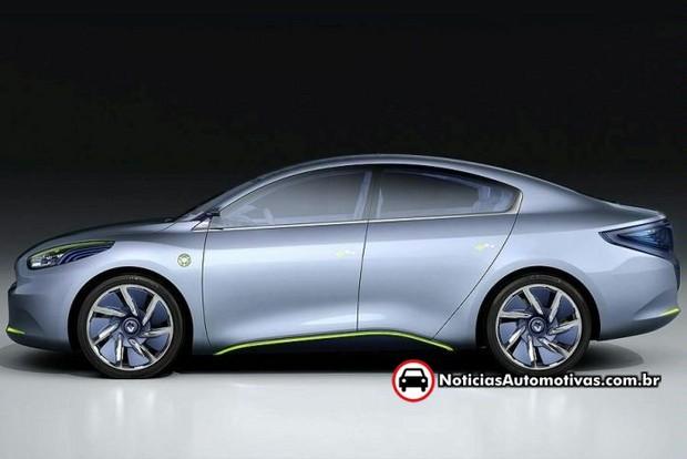 renault apresenta o eletrico fluence zero emissions concept 2 Renault apresenta o elétrico Fluence Zero Emissions Concept 