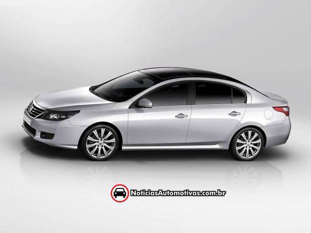renault latitude 2011 primeiras fotos 2 Renault firma com Dongfeng e fará carros na China Latitude será um deles