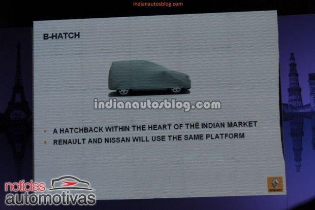 renault nissan india Renault terá um novo hatch baseado na plataforma do March na Índia em 2012