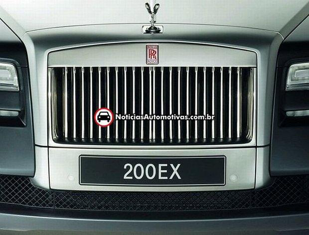 rolls royce 200ex primeira imagem Primeira imagem do Rolls Royce 200EX Concept, que estará em Genebra