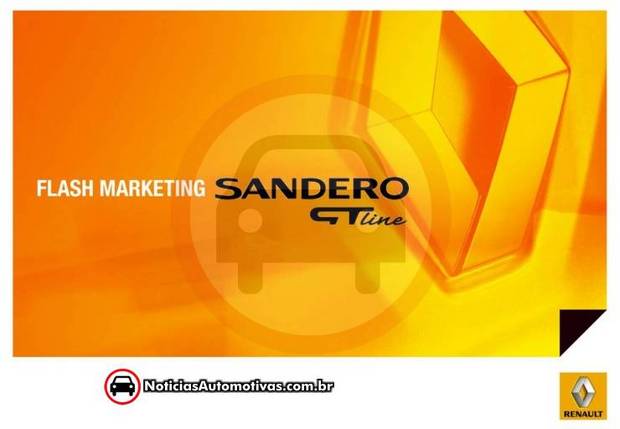 sandero gt line apresentacao exclusiva 1 Exclusivo: depois de mostrarmos a primeira imagem do Sandero GT Line, agora temos todos os detalhes