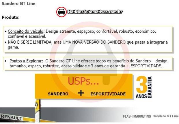 sandero gt line apresentacao exclusiva 4 Exclusivo: depois de mostrarmos a primeira imagem do Sandero GT Line, agora temos todos os detalhes
