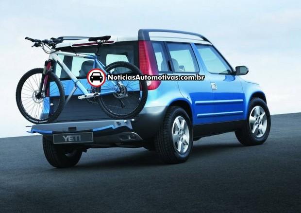 skoda ira apresentar em genebra versao de producao do conceito yeti 2 Skoda irá apresentar em Genebra, versão de produção do conceito Yeti