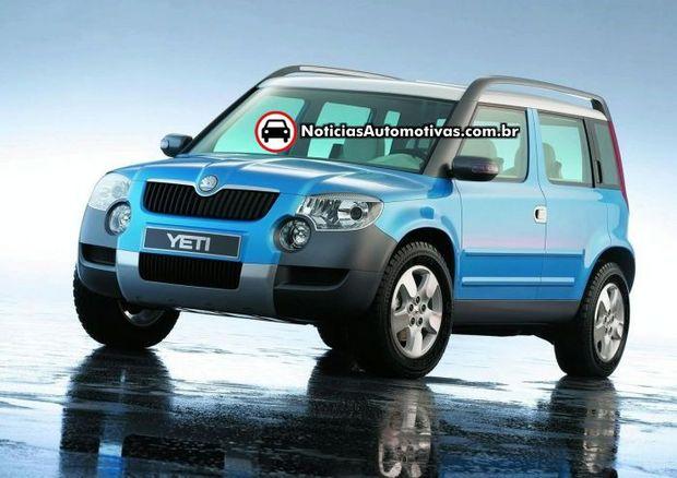 Skoda Yeti e outras novidades da marca no Salão de Genebra 2009 skoda yeti design study 1 Skoda Yeti e outras novidades da marca no Salão de Genebra 2009