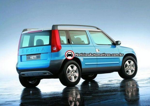 Skoda Yeti e outras novidades da marca no Salão de Genebra 2009 skoda yeti design study 2 Skoda Yeti e outras novidades da marca no Salão de Genebra 2009