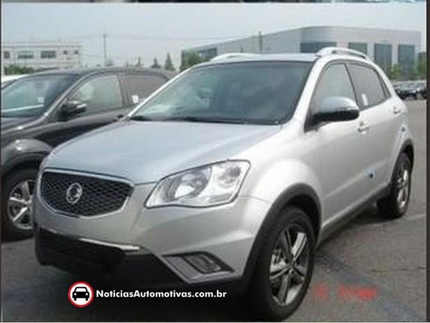 ssangyong c200 e flagrado por dentro e por fora na coreia do sul 1 Ssangyong Korando é flagrado por dentro e por fora na Coréia do Sul