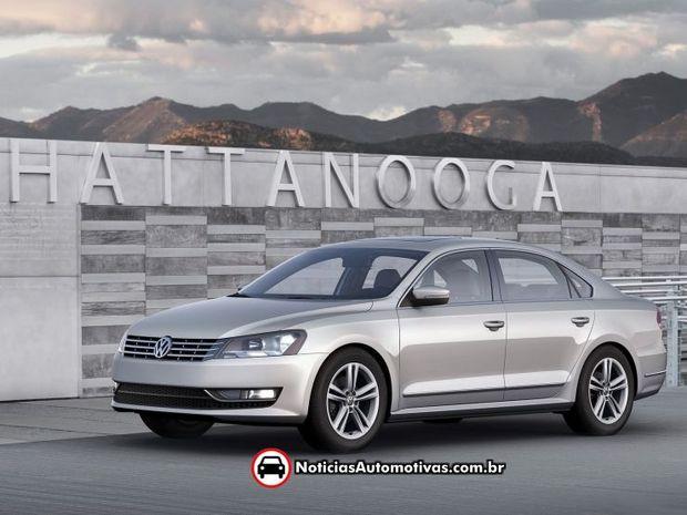 Volkswagen vai exportar Passat americano para o Oriente Médio volkswagen nms passat 2012 oficial 2 Volkswagen vai exportar Passat americano para o Oriente Médio