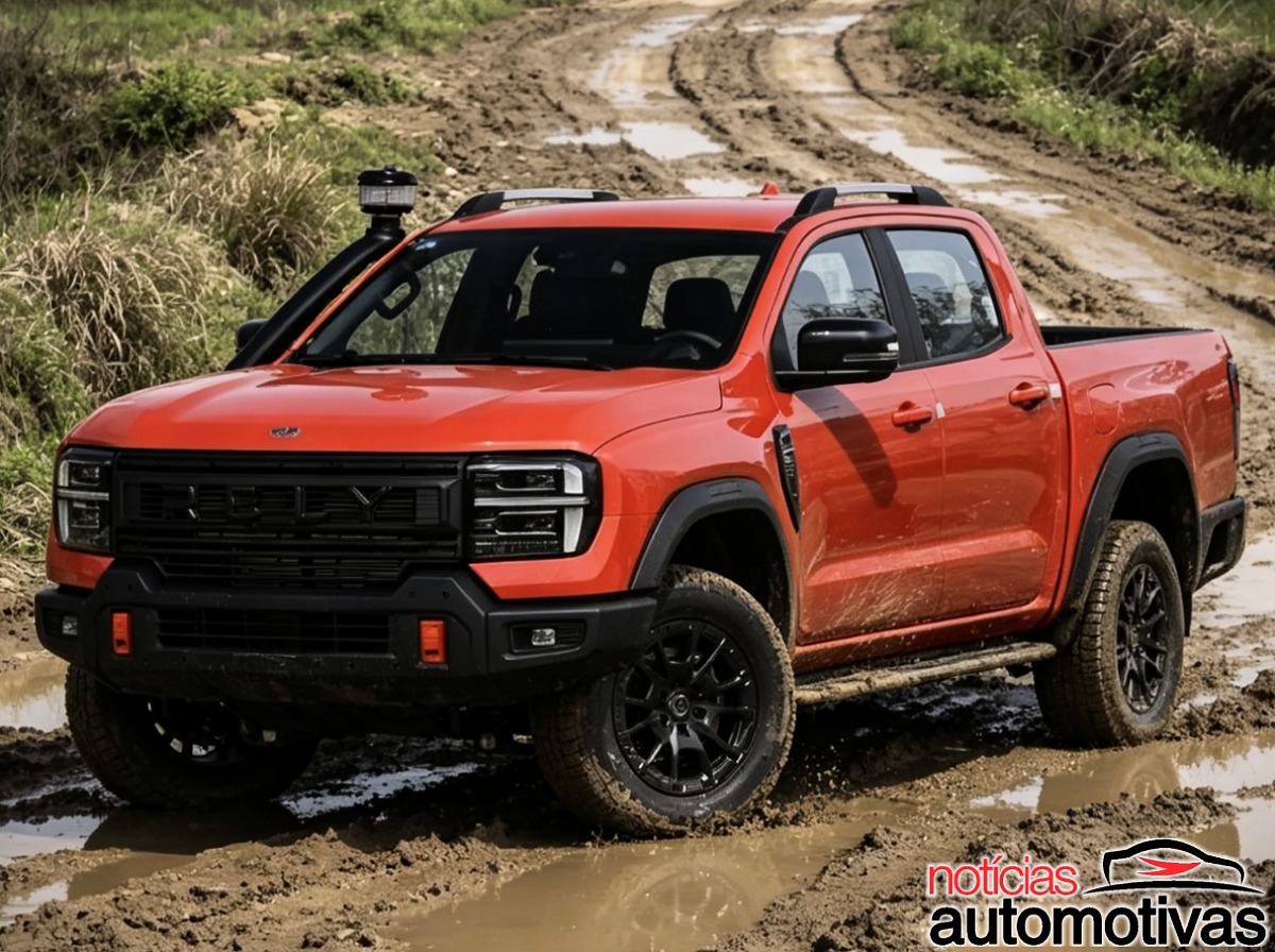 Chery lança picape Rely R08 Pro com visual mais bruto, cabine tecnológica e ambição global para desafiar líderes que dominam o mercado há anos