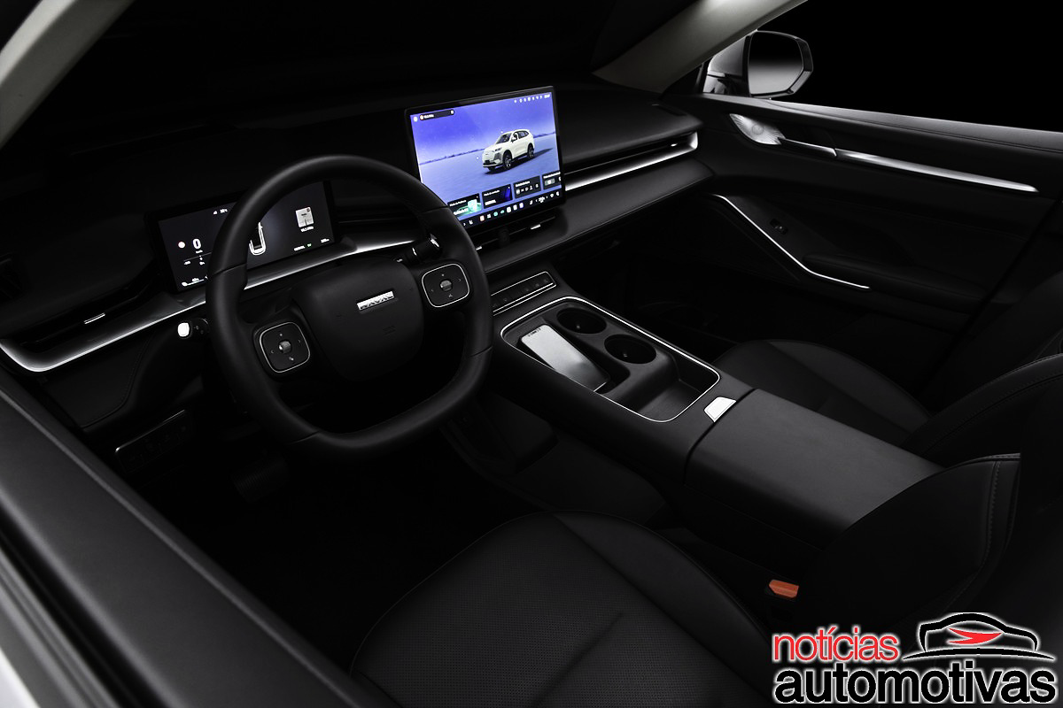 Todo preto: agora o Haval H6 PHEV35 tem acabamento interno que brasileiro pediu