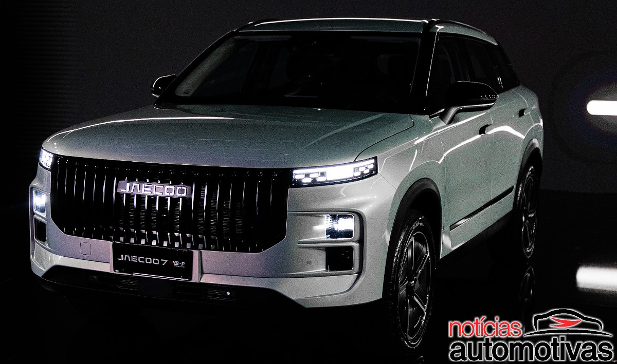 Jaecoo 7 Elite chega ao mercado nacional com preço de R$ 179.990 em pré-venda; valor promocional é válido para o primeiro lote de 500 unidades