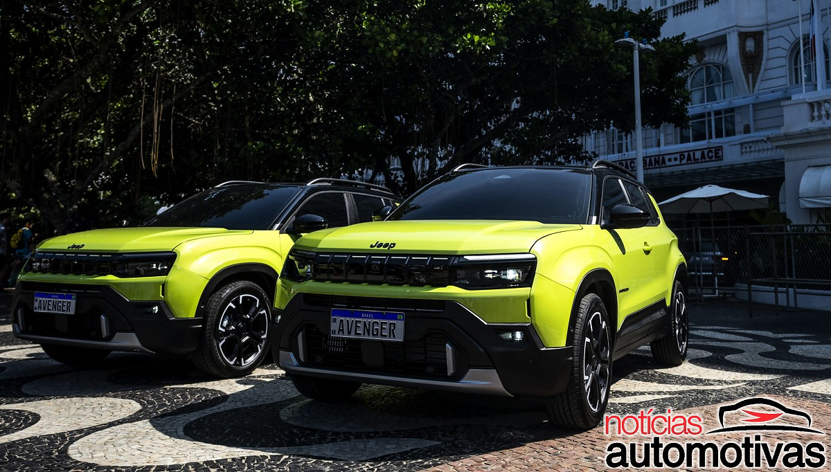 Novo Jeep Avenger faz sua primeira aparição mundial no Rio de Janeiro; crossover compacto da marca americana será feito em Porto Real