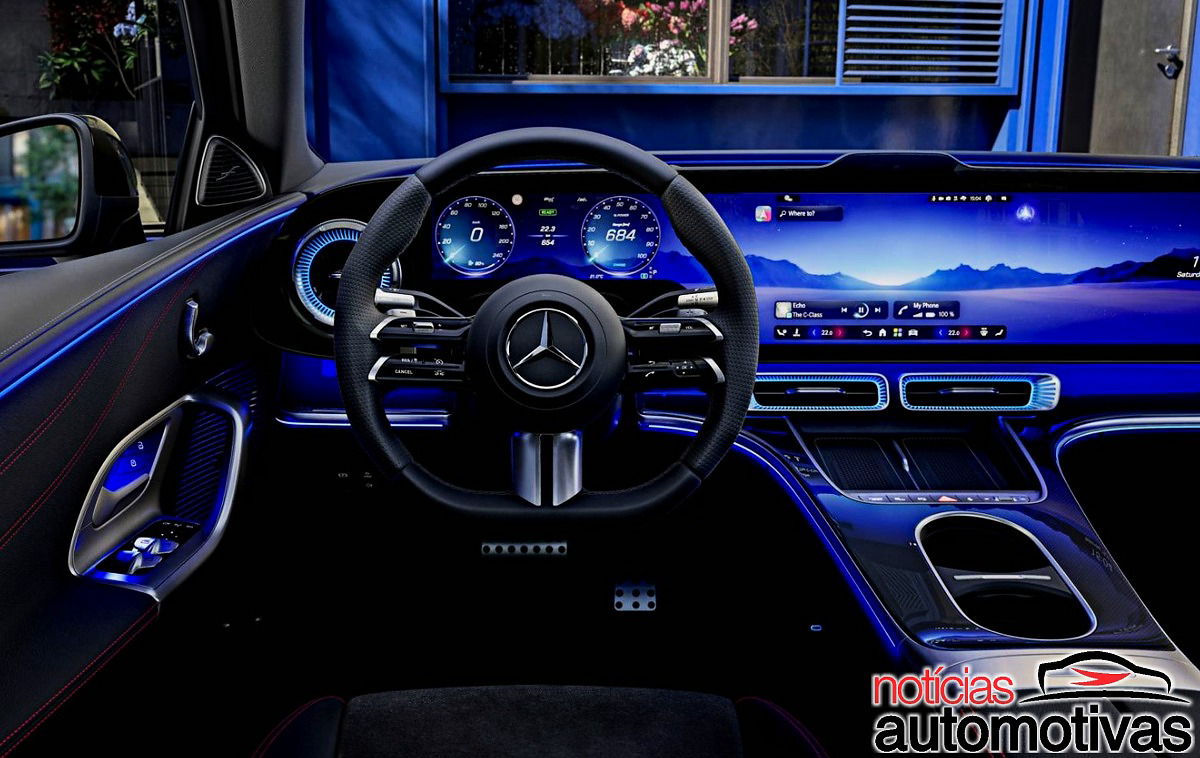 mb classe c eletrico interior 2