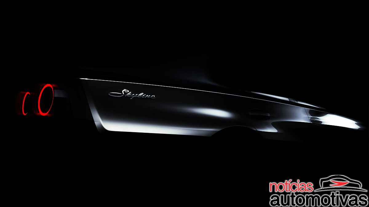 Longe do Godzilla, o monstro de sempre da Nissan: novo Skyline é confirmado e com inspiração forte no passado; bólido ganha o primeiro teaser