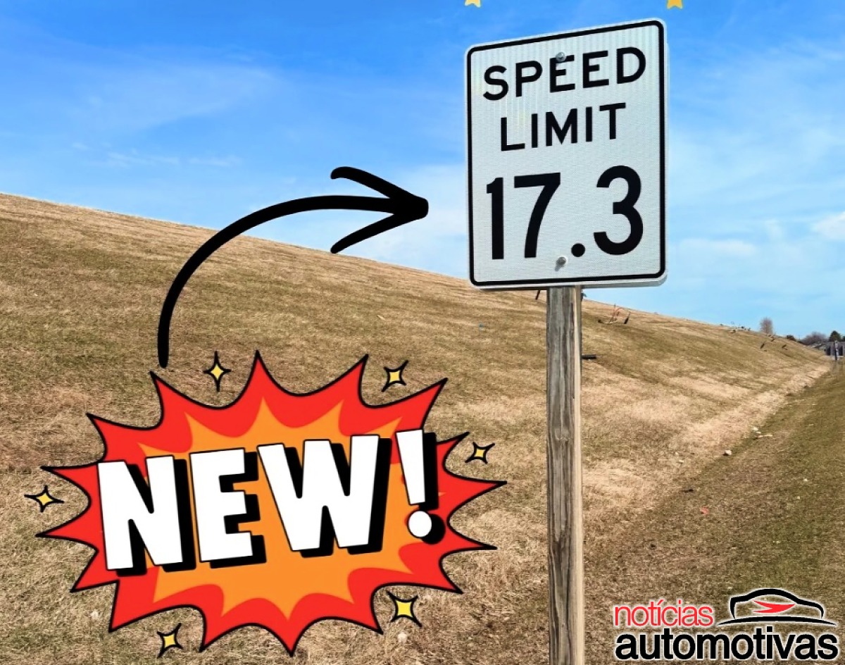 Estado aposta em placa estranha de velocidade máxima de 27,8 km/h para obrigar motoristas a prestar atenção de verdade