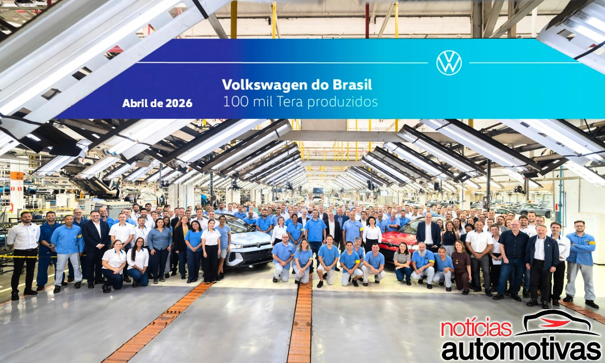 Volkswagen Tera alcança a marca de 100 mil unidades produzidas em Taubaté; SUV compacto de acesso já está entre os carros mais vendidos