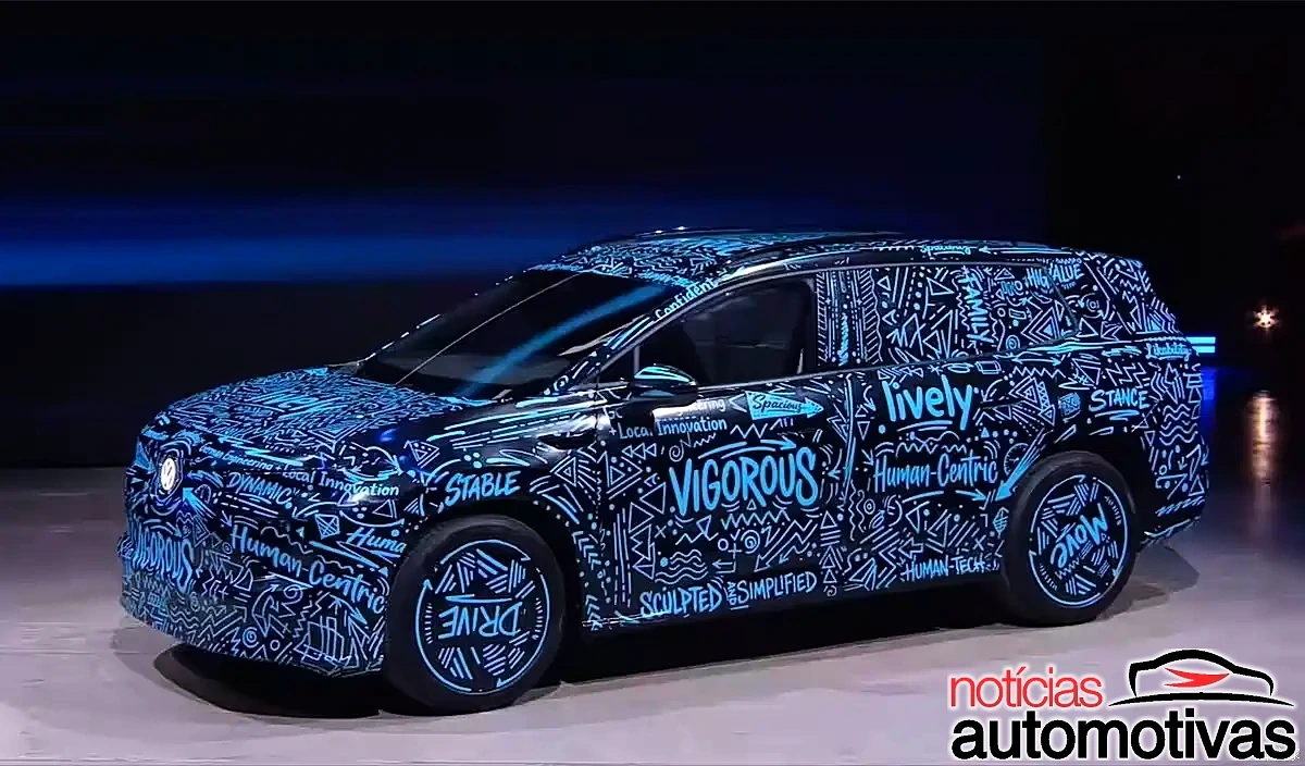 Volkswagen mostra protótipo do ID. Aura na China; SUV familiar e elétrico será produzido com propulsão EREV