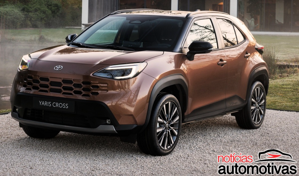 Bem distinto do modelo brasileiro, Novo Toyota Yaris Cross muda visual na Europa e fica mais expressivo