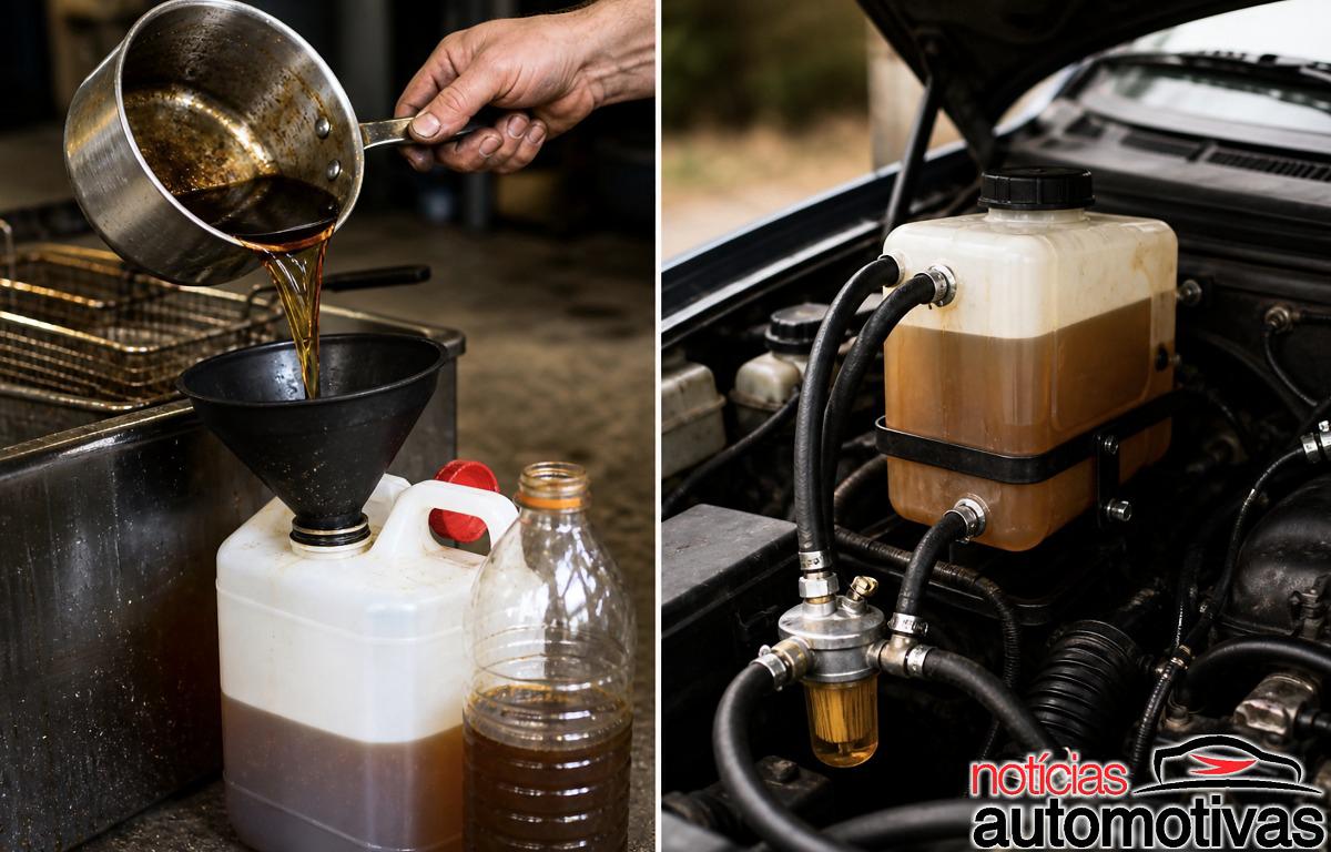 Diesel a preço absurdo faz motoristas criarem biodiesel caseiro com óleo de cozinha, mas o risco de algo sério acontecer virou o verdadeiro “vilão”