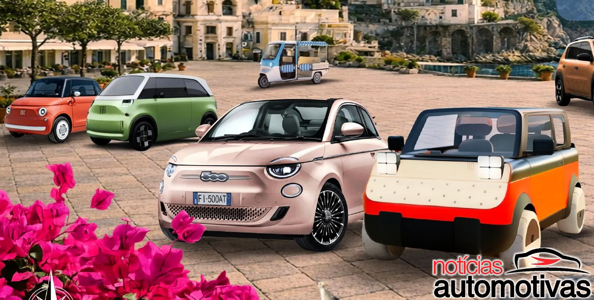 Depois de apostar em SUVs para encarar Dacia e Skoda, a Fiat mira outro nicho na Europa e revela dois minicarros elétricos tipo quadriciclo