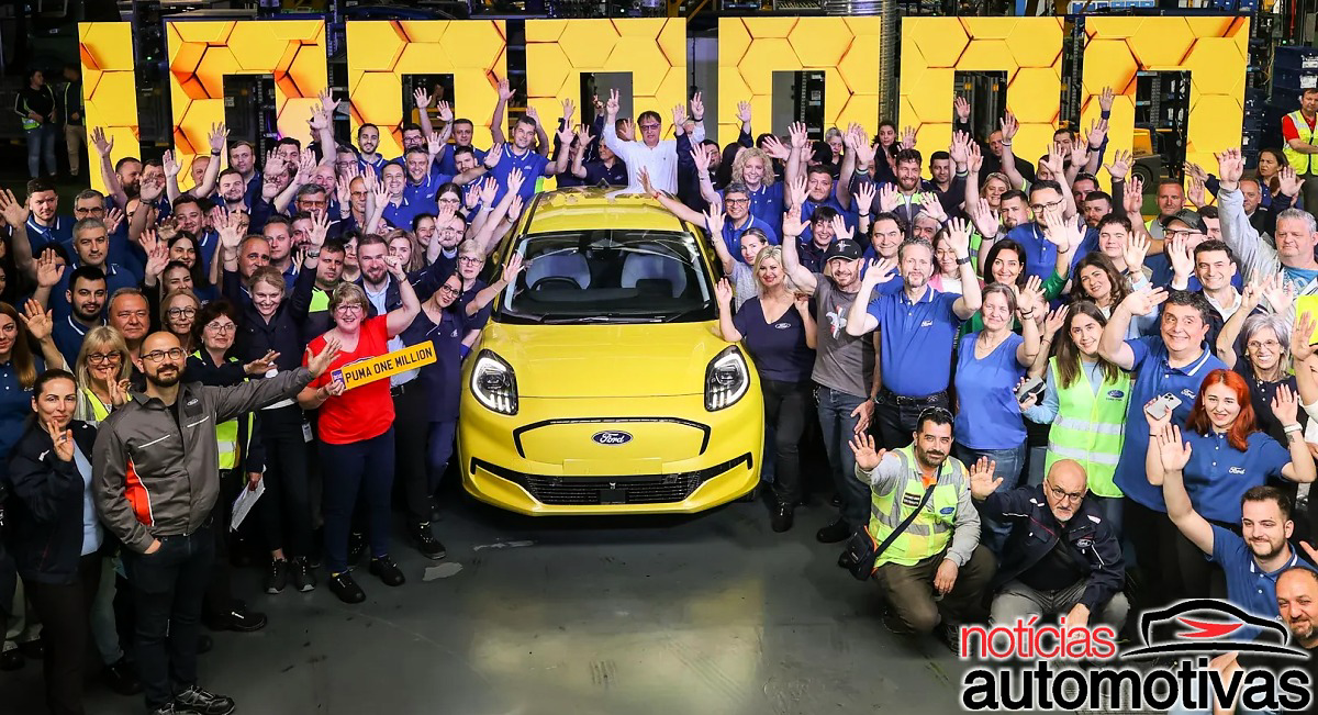 Com EcoBoost 1.0, híbrido e até elétrico, o Puma vira peça-chave da Ford na Europa e comemora o marco de 1 milhão de unidades