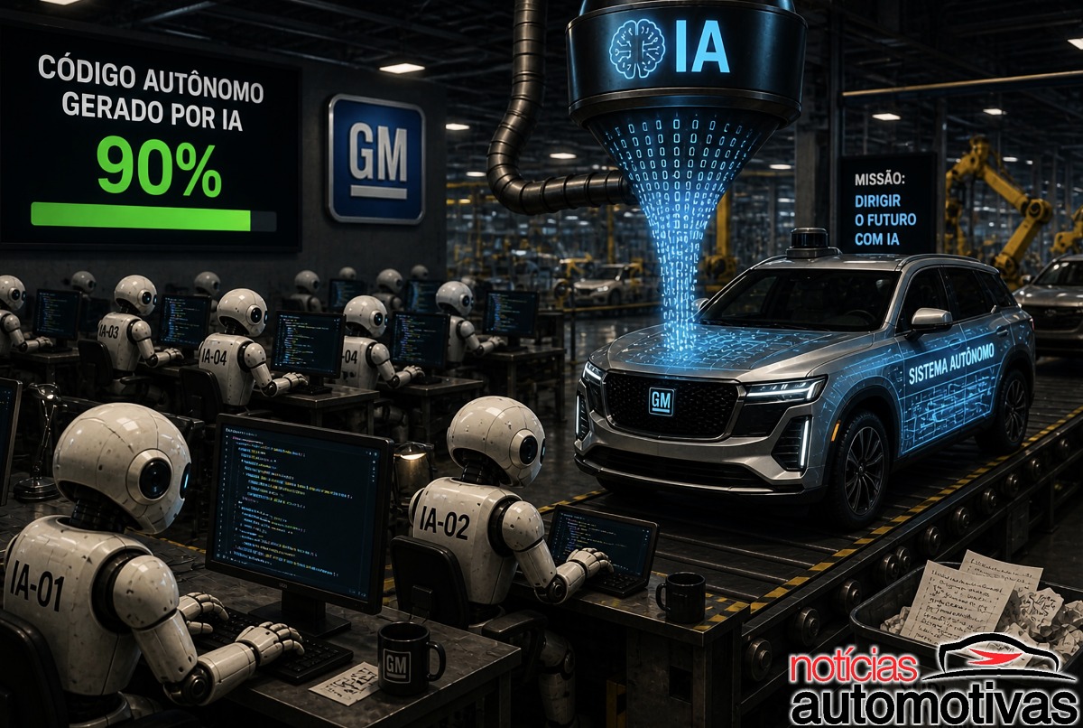 É sério isso? GM revela que quase 90% do código de condução autônoma é feito por IA e reacende desconfiança sobre segurança