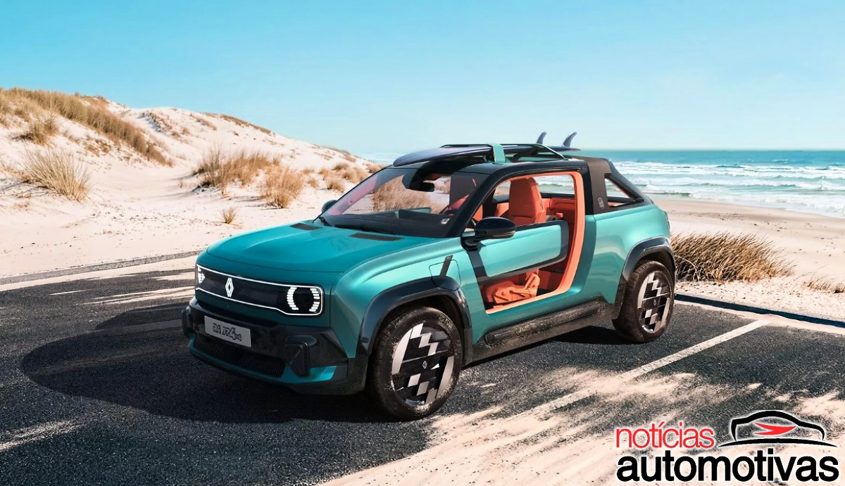 Renault 4 JP4x4 Concept propõe nova ação aventureira para SUV compacto elétrico