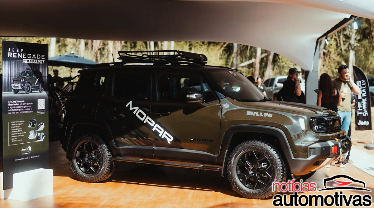 Para levar o 4×4 além da trilha e entrar na cultura custom, a Jeep fecha com a Deus Ex Machina e coloca o Renegade Mopar XT no centro