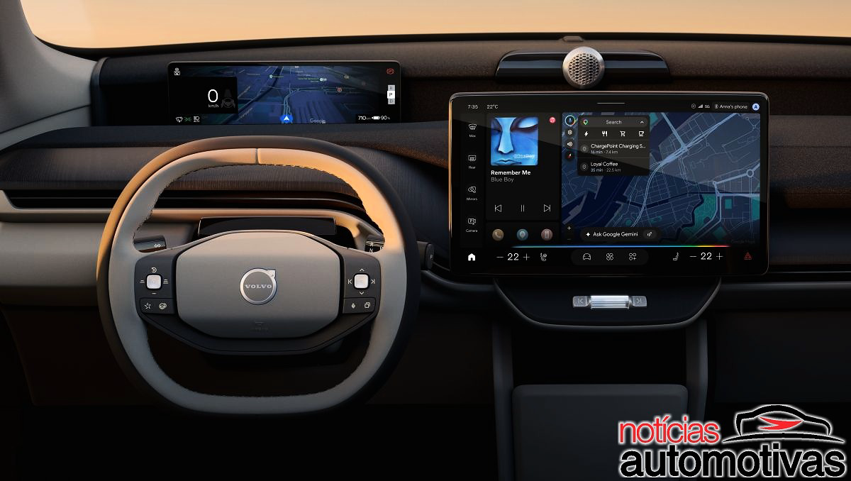 Para maior interação com motorista, Gemini começa a ser instalado em carros da Volvo; assistente pessoal chega para modelos a partir de 2020