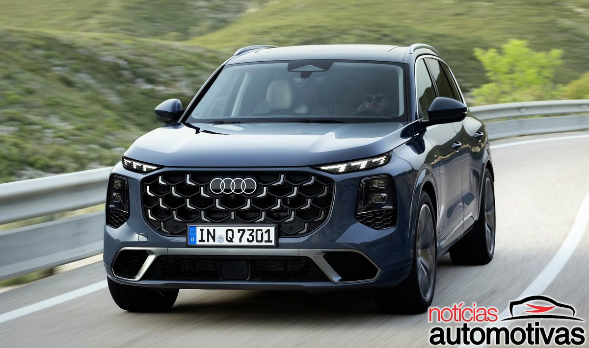Por fora mais musculoso e por dentro repensado, o Audi Q7 muda a lógica da cabine: pode virar um seis-lugares de classe executiva