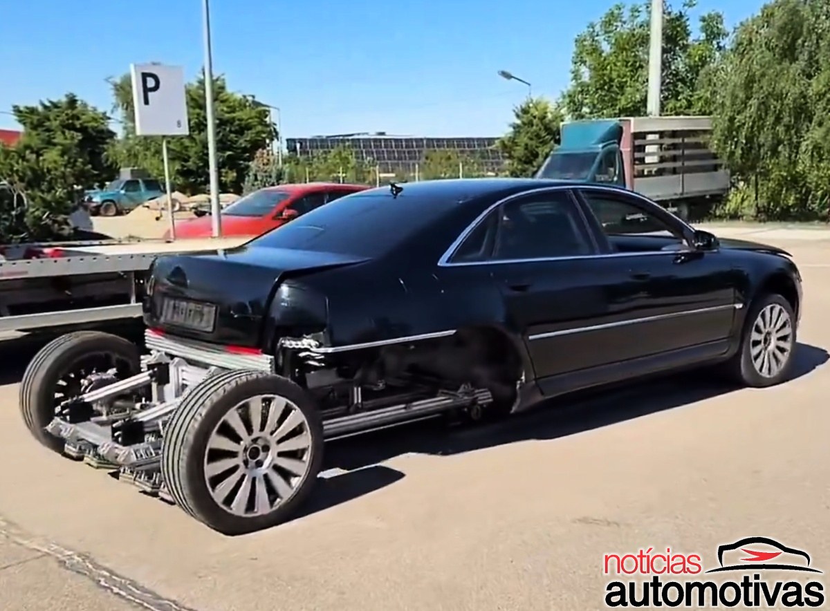 Sem motor e sem bateria: Este carro da Audi “a ar comprimido” tem rodas traseiras que se movem como um skatista