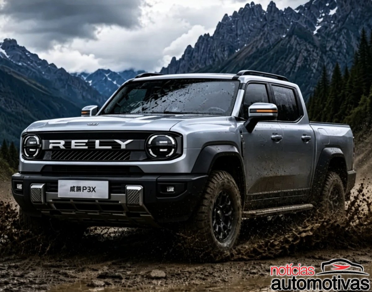 Nova picape eletrificada da Chery aparece em projetos de produção e confirma híbrido plug-in a diesel com 476 cv e 81,6 kgfm no pacote
