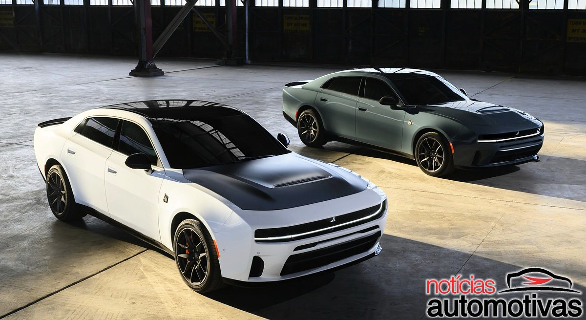 Com capô preto acetinado, novas pinças e kits Brembo, a Dodge amplia o pacote do Charger; a personalização de fábrica passa de 25 novidades