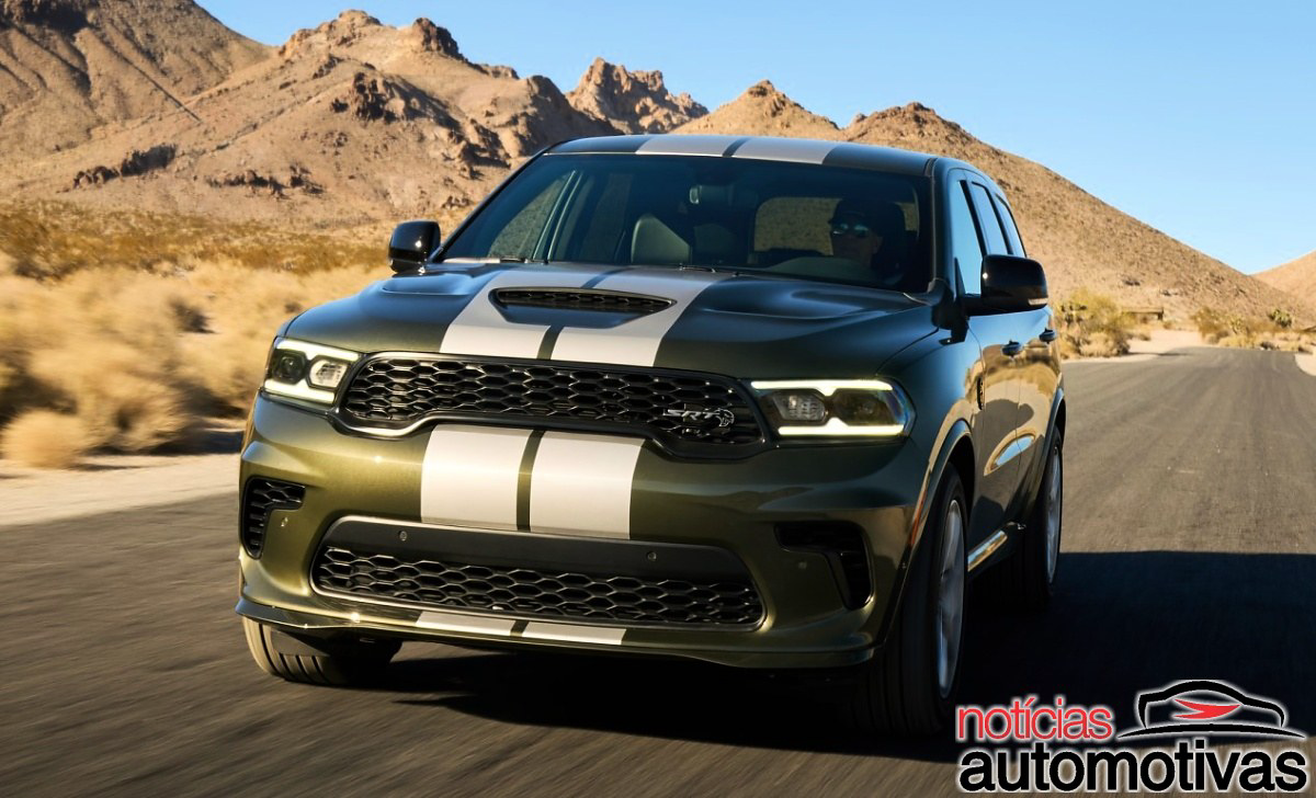 No Durango atualizado, a Dodge reforça o apelo de custo-benefício do R/T 392 com pacote Plus e termina no V8 HEMI 6.4 de 482 cv