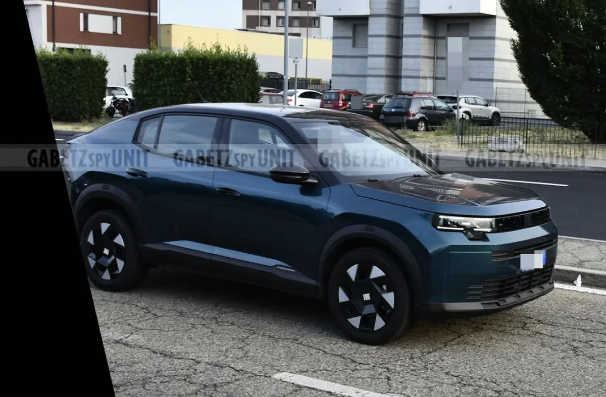 Com visual mais conservador e máscara negra entre faróis de LED, o Fiat Grizzly Fastback visto na Itália antecipa o estilo do SUV que pode chegar ao Brasil em cerca de 2 anos