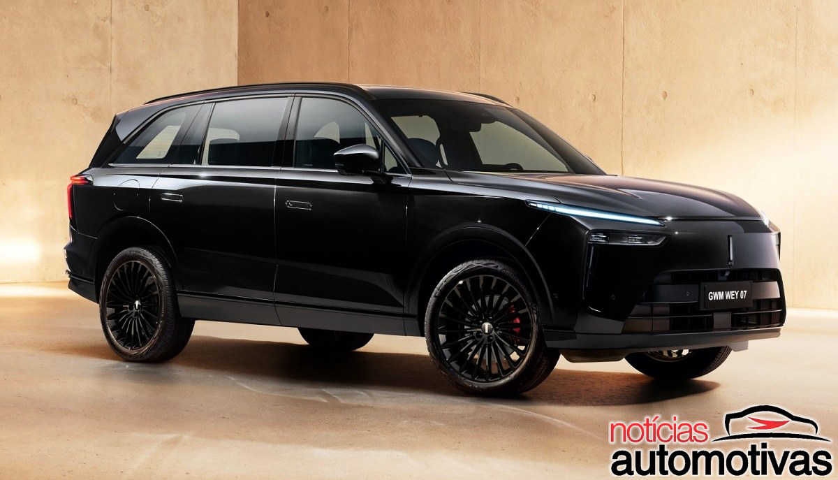 Novo Wey 07 Dark Edition aposta em rodas de 21 e cabine toda preta com Alcantara, mas o que mais chama atenção é a força de 517 cv