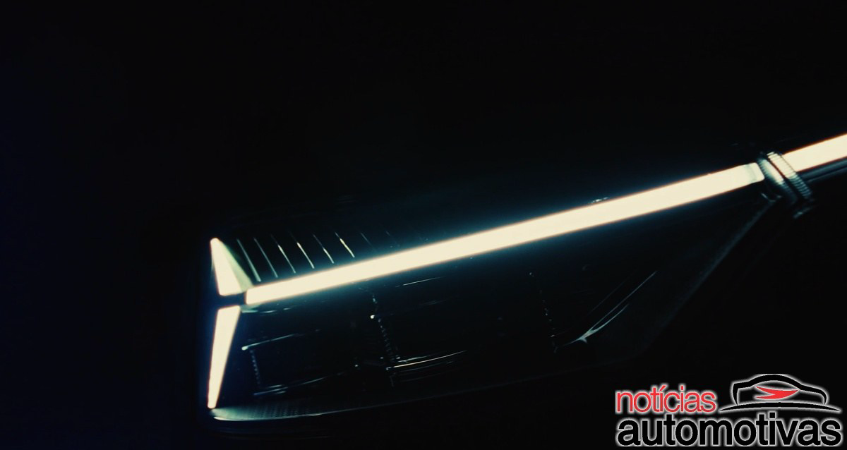 Teaser do próximo Hyundai feito no Brasil mostra grade escurecida e lanternas em LED; o destaque é o porte maior que muitos hatches