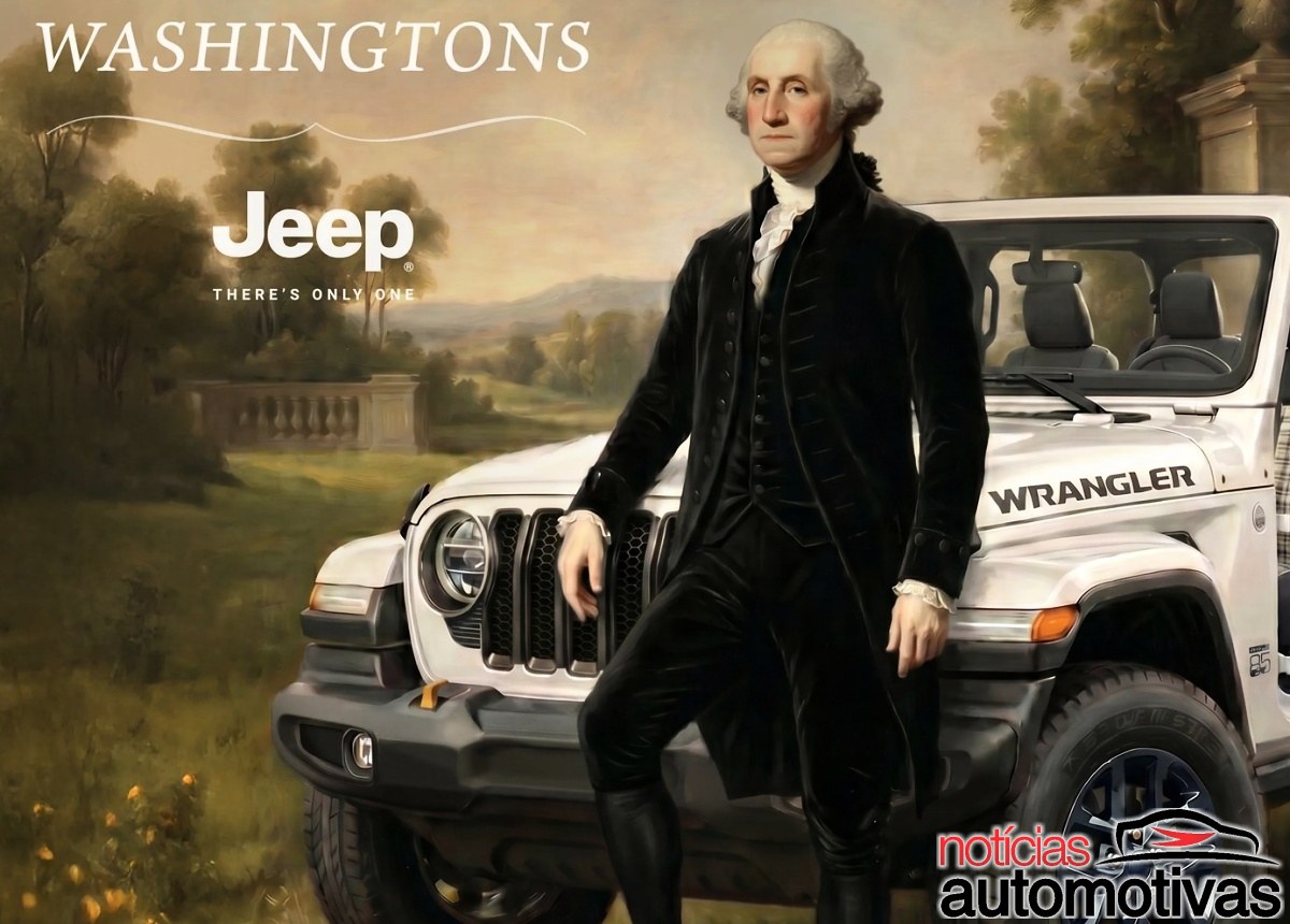 Jeep vai dar carros 0km para quem se chama George Washington, mas para conseguir ganhar o prêmio, o negócio vai ser bem complicado