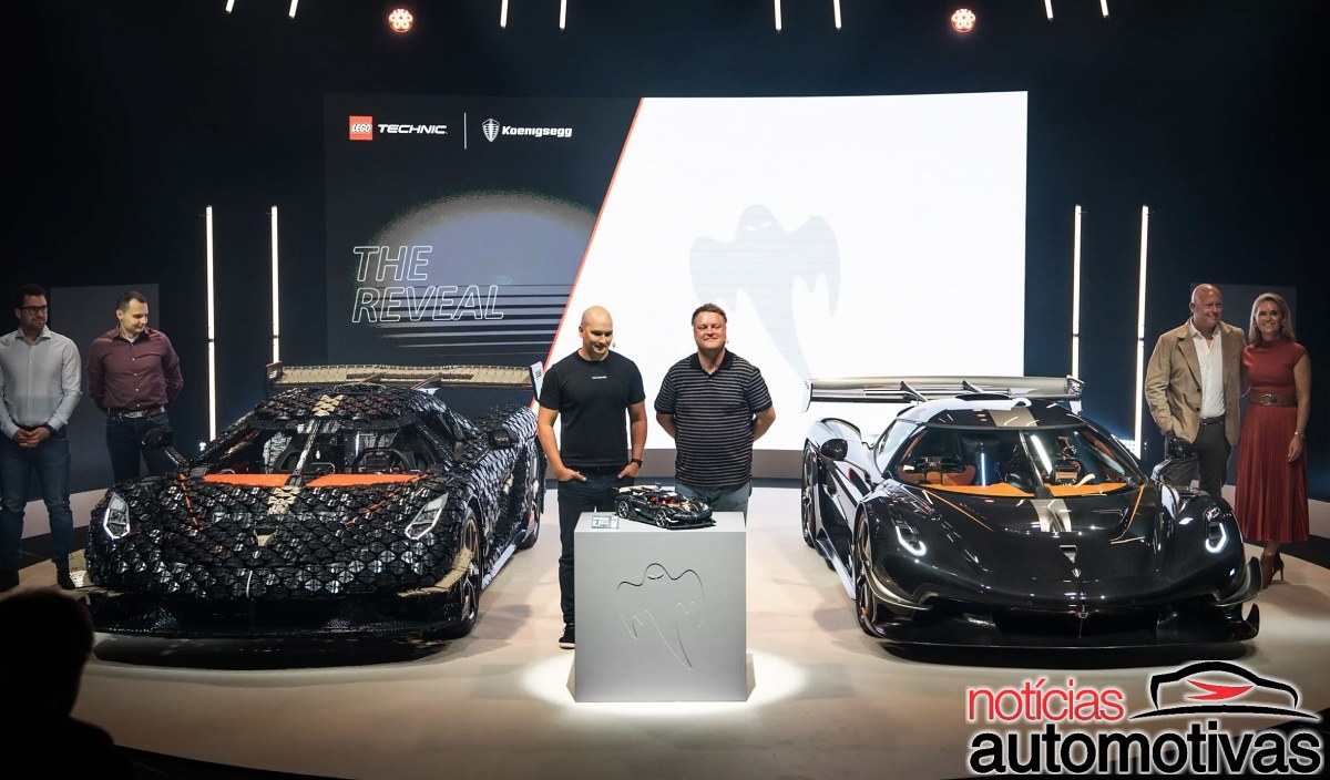 O novo Lego Technic da Koenigsegg parecia só item de colecionador até a Lego montar uma versão de 1.800 kg com 327 mil peças e fazê-la correr em Goodwood