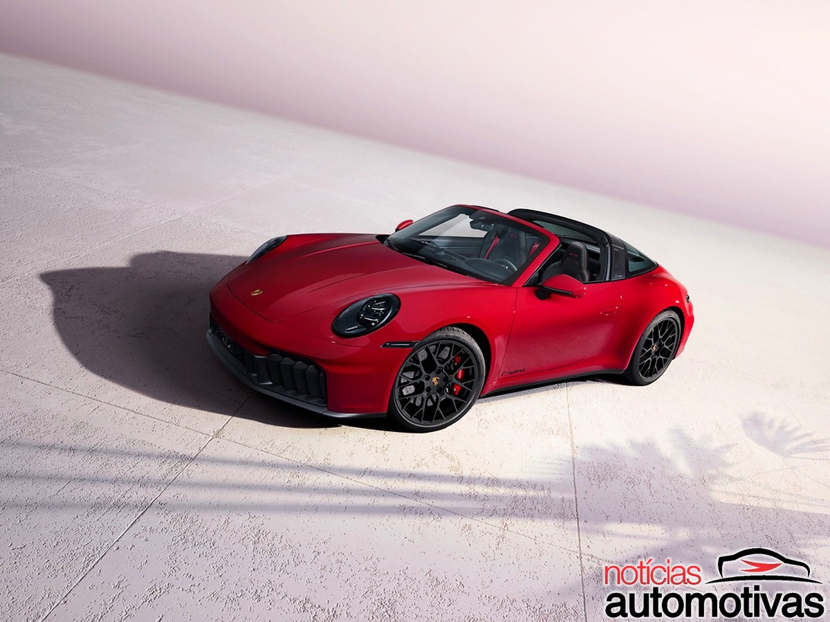 Pré-venda do Porsche 911 Targa volta ao Brasil e amplia a geração 992.2; o destaque fica para o GTS híbrido de 541 cv e 0-100 em 3,1 s